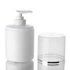 la pompa cosmetica vuota di plastica della lozione dell'HDPE di 250ml 500ml imbottiglia per il sapone liquido della mano dello sciampo